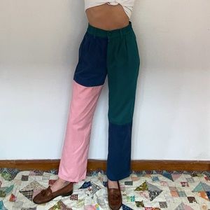 Color Block Trouser Lazy Oaf Unisex